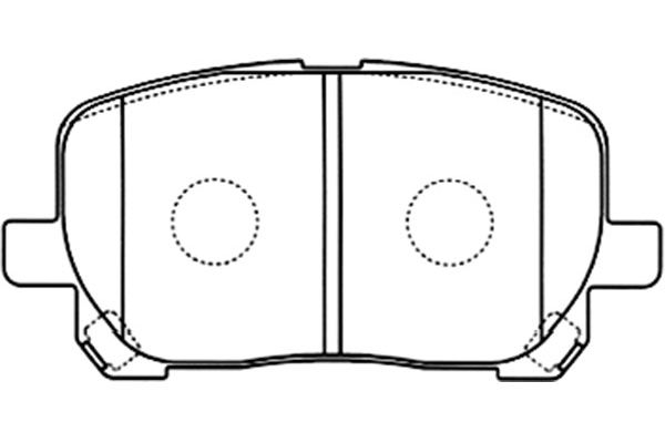 Kavo Parts Remblokset BP-9087