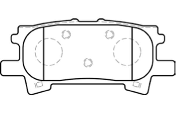 Kavo Parts Remblokset BP-9088