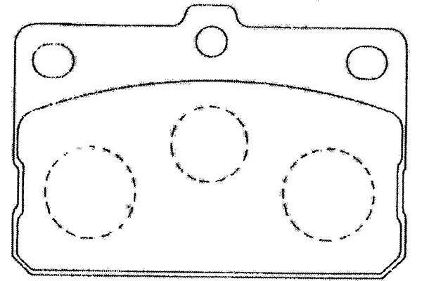 Kavo Parts Remblokset BP-9091