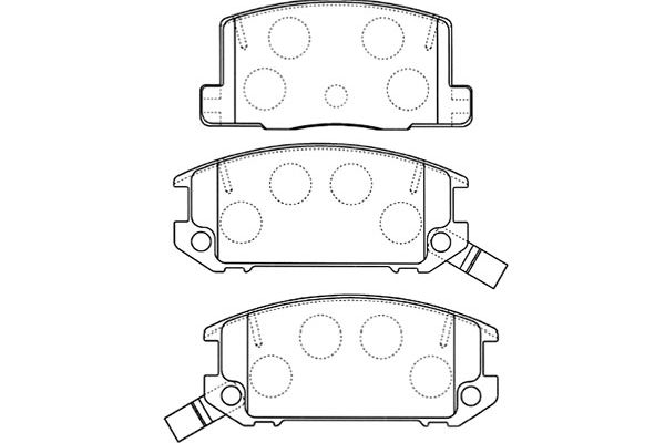 Kavo Parts Remblokset BP-9093