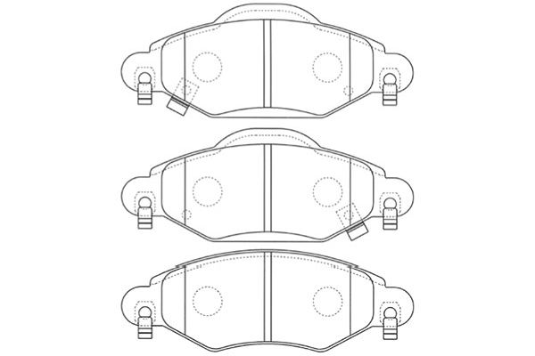 Kavo Parts Remblokset BP-9096