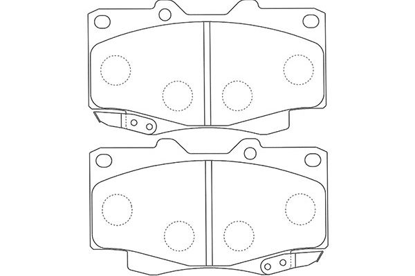 Kavo Parts Remblokset BP-9117