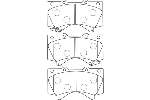 Kavo Parts Remblokset BP-9121