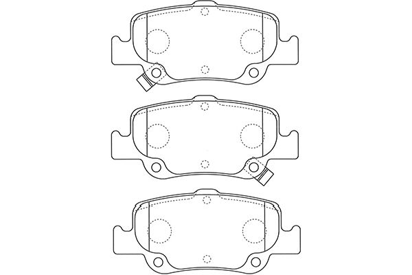 Kavo Parts Remblokset BP-9129