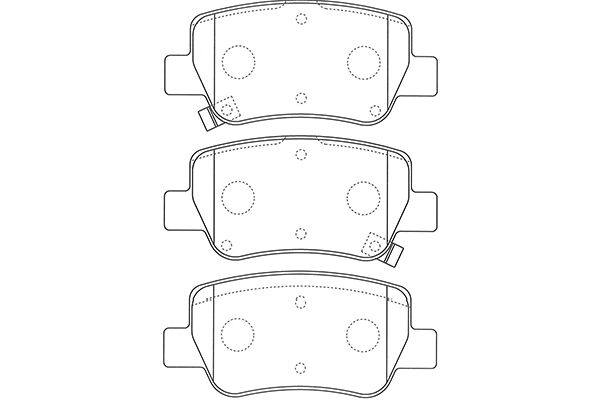 Kavo Parts Remblokset BP-9132