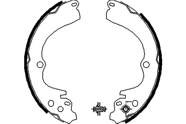 Kavo Parts Remschoen set BS-8405