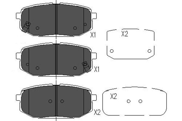 Kavo Parts Remblokset KBP-3032