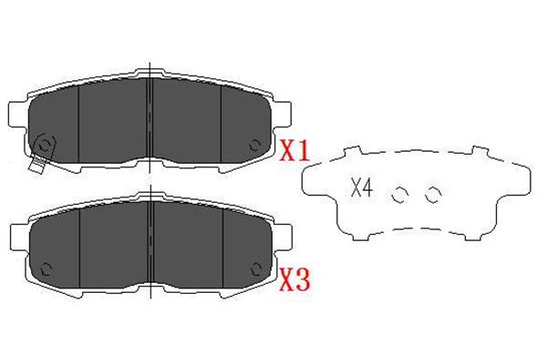 Kavo Parts Remblokset KBP-4555