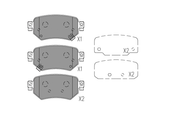 Kavo Parts Remblokset KBP-4577