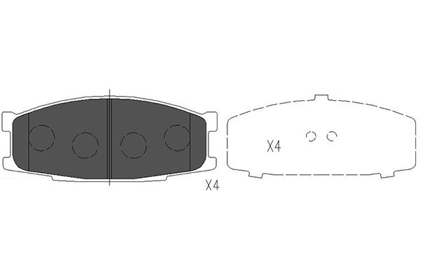 Kavo Parts Remblokset KBP-5527