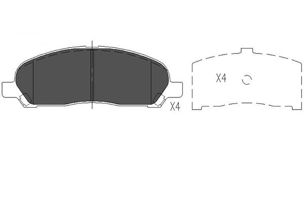 Kavo Parts Remblokset KBP-5540