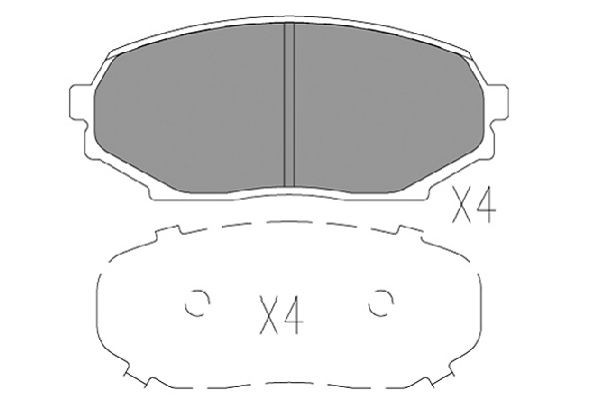 Kavo Parts Remblokset KBP-5547