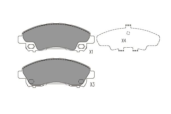 Kavo Parts Remblokset KBP-5549