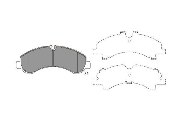 Kavo Parts Remblokset KBP-5552