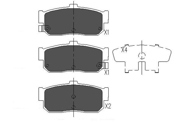 Kavo Parts Remblokset KBP-6512