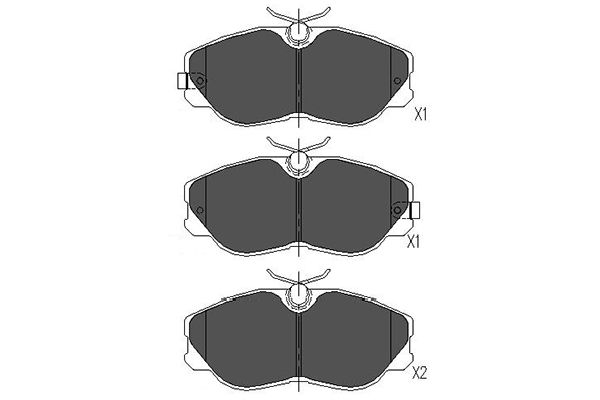 Kavo Parts Remblokset KBP-6529