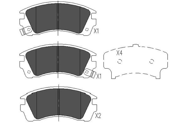 Kavo Parts Remblokset KBP-6532