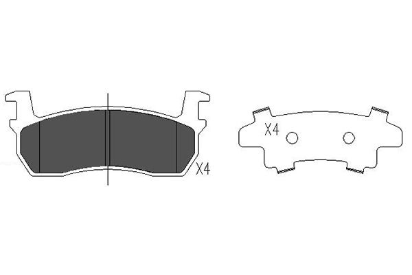 Kavo Parts Remblokset KBP-6594