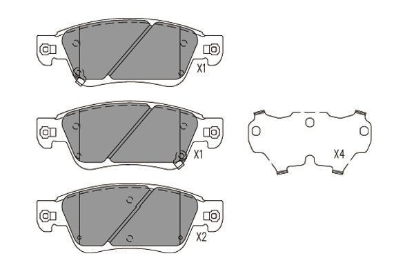 Kavo Parts Remblokset KBP-6617