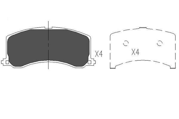 Kavo Parts Remblokset KBP-8517