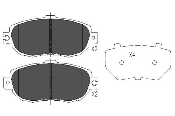 Kavo Parts Remblokset KBP-9046