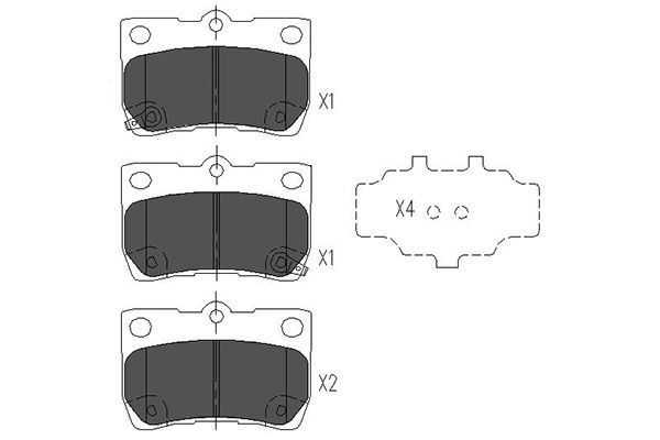 Kavo Parts Remblokset KBP-9083