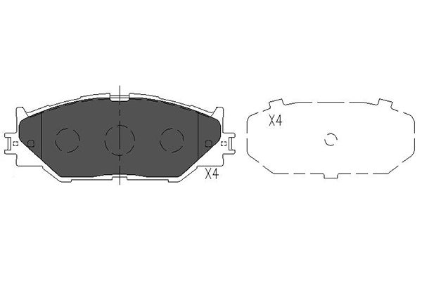 Kavo Parts Remblokset KBP-9094