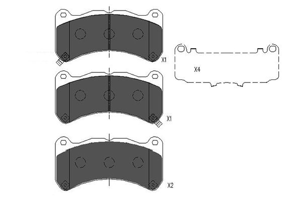 Kavo Parts Remblokset KBP-9113