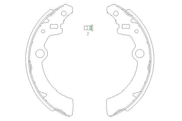 Kavo Parts Remschoen set KBS-8907