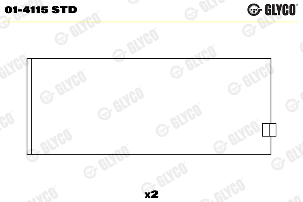 Glyco Drijfstanglager 01-4115 STD