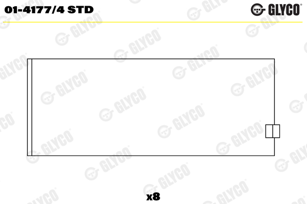 Glyco Drijfstanglager 01-4177/4 STD