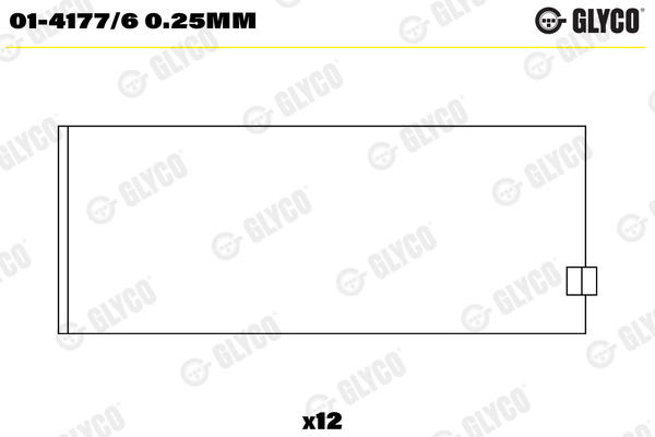 Glyco Drijfstanglager 01-4177/6 0.25mm