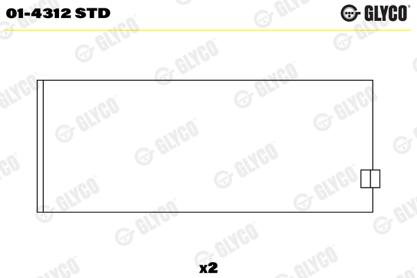 Glyco Drijfstanglager 01-4312 STD