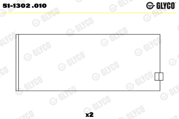 Glyco Drijfstanglager 51-1302 .010