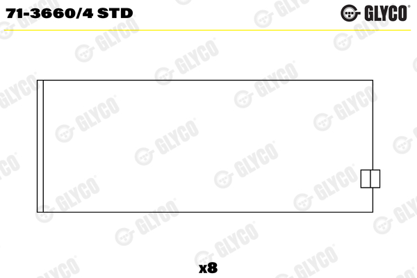 Glyco Drijfstanglager 71-3660/4 STD