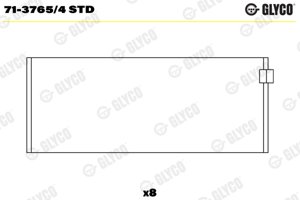 Glyco Drijfstanglager 71-3765/4 STD