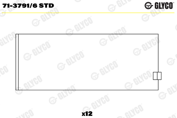 Glyco Drijfstanglager 71-3791/6 STD