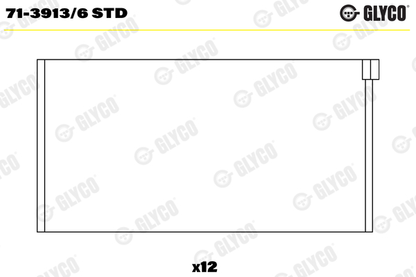 Glyco Drijfstanglager 71-3913/6 STD