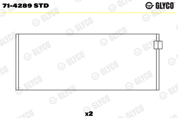 Glyco Drijfstanglager 71-4289 STD