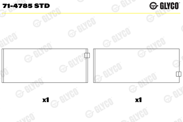 Glyco Drijfstanglager 71-4785 STD