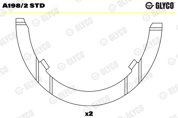 Glyco Krukasafstandsschijf A198/2 STD