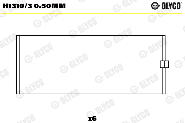 Glyco Hoofdlager H1310/3 0.50mm