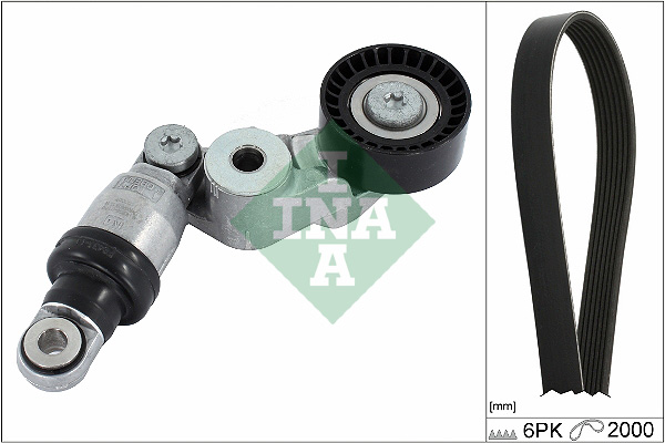 INA Poly V-riemen kit 529 0413 10