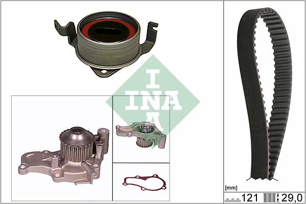 INA Distributieriem kit inclusief waterpomp 530 0309 30