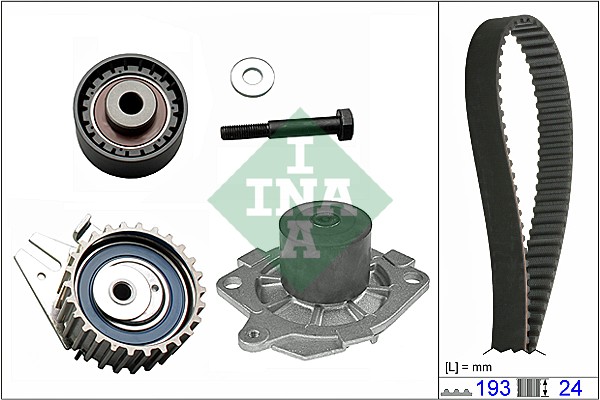 INA Distributieriem kit inclusief waterpomp 530 0623 30