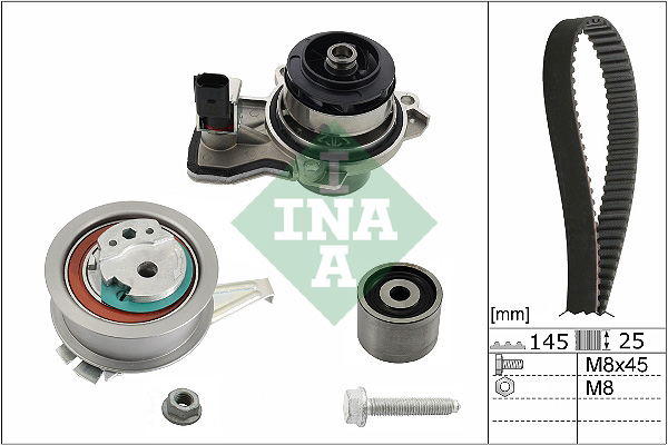 INA Distributieriem kit inclusief waterpomp 530 0665 30