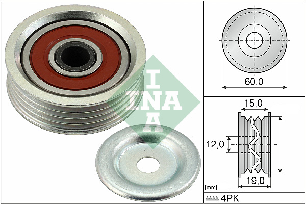 INA Spanrol (poly) V-riem 531 0887 10