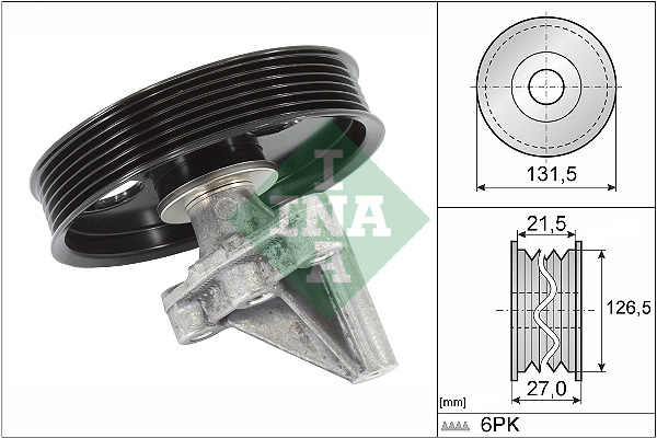 INA Geleiderol (poly) V-riem 532 0354 10