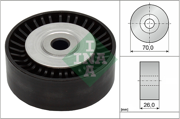 INA Geleiderol (poly) V-riem 532 0533 10