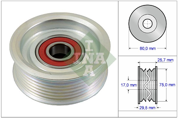 INA Geleiderol (poly) V-riem 532 0587 10